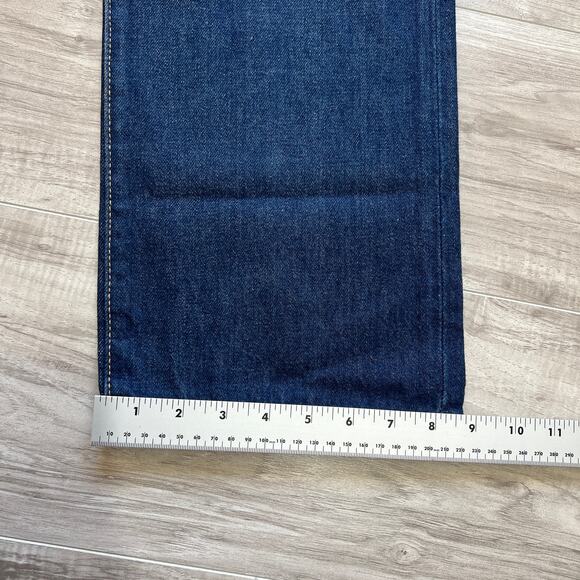 Levi's Premium 501 '93 Straight Fit Men's Dark Wash Jeans Size W36 L34 - Picture 6 of 14